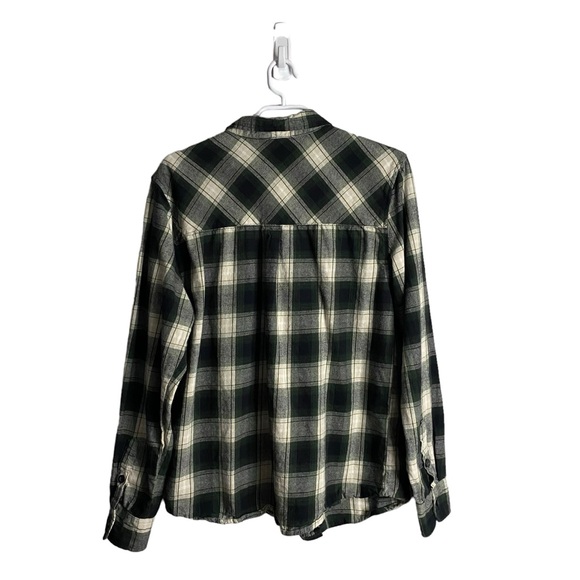 Mountain Warehouse Women's Green Plaid Button-Down Shirt - Picture 7 of 7